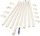 ZhiYo Cord Hider Wall for One Cord 136in Wire Covers Wall Easy Install Cable Cover Kit Cable Raceway Beige Wire Management Wall 8X L17in W06in H04in