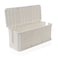 Cantalop Cable Management Box Handmade Rattan Cable Organizer with 2 Open Slots Cord Hider for Power Strip Router USB Hub Registered US Design Patent D1112102 13 x 51 x 51 White