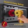 YCLYC Cord Hider for Wall Mounted TV in Wall Cable Management Kit for Large Capacity Wall Cable Hider Behind The Wall Cable Raceway White Includes Hole Saw Dril Attachment 2 Pass Locking Brackets