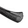 MGI SpeedWare Braided SplitSleeve Wire Loom for HighTemperature Automotive Harness and Home Cable Management 25 feet 14