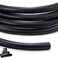 YCLYC Wire Loom 12 inch 10ft Split Loom Cord Protectors from Pets Wire Protector Tubing Flexible Wire Conduit Electrical Cord Cover for Automotive Black