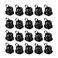 Fielect 60Pcs Round Cable Wire Strain Relief Bush Grommet 6N4 Strain Relief Bushing Electric Cable Protection Cord Buckle