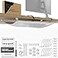 Ultimate Setup Cable Management net Under Desk Wire Management Flexible Under Desk Cable Management Tray White