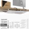 Ultimate Setup Cable Management net Under Desk Wire Management Flexible Under Desk Cable Management Tray White