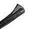 CrocSee 10ft 1 inch Braided Cable Management Sleeve Cord Protector SelfWrapping Split Wire Loom for TVComputerHome TheaterEngine Bay Black