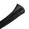 CrocSee 10ft 1 inch Braided Cable Management Sleeve Cord Protector SelfWrapping Split Wire Loom for TVComputerHome TheaterEngine Bay Black