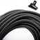 ZhiYo 50 FT 12 Wire Loom Split Tubing Auto Wire Conduit Flexible Cover Plastic Cover for Electrical Wires Cables High Temperature 40F to 257F