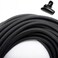 ZhiYo 50 FT 12 Wire Loom Split Tubing Auto Wire Conduit Flexible Cover Plastic Cover for Electrical Wires Cables High Temperature 40F to 257F