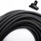 ZhiYo 50 FT 12 Wire Loom Split Tubing Auto Wire Conduit Flexible Cover Plastic Cover for Electrical Wires Cables High Temperature 40F to 257F