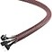 Aibole PET Expandable Braided Sleeving 25Ft38 inch Wire Loom Braided Cable Sleeve Wire WrapBlackRed