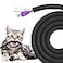 UOMTFAI Dog and Cat Cord Protector 10ft 38inch Flexible Cable Sleeve for Easy Cord Management Protects Cables from Pets Chewing Ideal for USB Power Audio and Video Cords Black