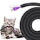 UOMTFAI Dog and Cat Cord Protector 10ft 38inch Flexible Cable Sleeve for Easy Cord Management Protects Cables from Pets Chewing Ideal for USB Power Audio and Video Cords Black