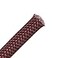 Alex Tech 25ft 12 inch PET Expandable Braided Sleeving BlackRed Braided Cable Sleeve