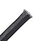 Alex Tech 100ft 14 inch PET Expandable Braided Sleeving Black Braided Cable Sleeve