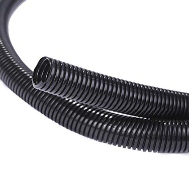 Alex Tech 10ft 12 inch Split Wire Loom Tubing Black