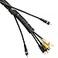 UT Wire Cable Slinky Flexible Spiral Cable Wrap for SitStand Desks Super Soft Stretchable Foam Wire Organizer VOCFree LeadFree Easy Breakout Design 10 FT 52 FT Strips Black