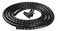 Chengsi Cable Sleeve Organizer 10FT Coiled Tube Sleeve Cable Management Sleeve for Home Office PC TV Black