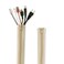 StangH Flexible Cable Management Sleeve with Zipper Extendable Cord Organizer System Wrap Wire Cable Cover Sleeve Holder Keep Home Office Clean Safe Protector for TVMedia Beige 39 Inches 2 Pcs