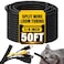 Kanayu Split Wire Loom Tubing Flame Retardant Wire Covering High Temperature Cable Sleeves Split Protector Cable Conduit for Industrial Electrical Automotive Marine1250 ftBlack