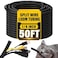 Kanayu Split Wire Loom Tubing Flame Retardant Wire Covering High Temperature Cable Sleeves Split Protector Cable Conduit for Industrial Electrical Automotive Marine1250 ftBlack