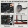 Electriduct 34 Flame Retardant Wire Loom Polypropylene Split Tubing Corrugated Conduit 195mm ID 10 Feet Black