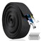 guvddliz 65 FT Nylon Hydraulic Hose Protector Sleeve Hose Sheath Wrap Cable Sleeve Cable Cover for Welding Tig Torch Hydraulic Hose Anchor Chain Protective Cover Winch Rope Protective Sleeve 2 Inch ID