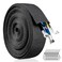 guvddliz 65 FT Nylon Hydraulic Hose Protector Sleeve Hose Sheath Wrap Cable Sleeve Cable Cover for Welding Tig Torch Hydraulic Hose Anchor Chain Protective Cover Winch Rope Protective Sleeve 2 Inch ID
