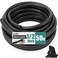 YesBes 50 FT Wire Loom 12 Inch Split Wire Loom Tubing Wire Conduit Wire Protector Tubing Black