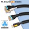 YesBes 50 FT Wire Loom 12 Inch Split Wire Loom Tubing Wire Conduit Wire Protector Tubing Black