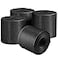 WILLBOND 4 Pack 10 ft x 3 Inch Cable Floor Strip Cable Cover Cords Carpet Protector Management Hook and Loop Tape for Wires on Floor Cords and Prevent a Trip Hazard Black