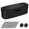 Naeety Cable Management Box Large Cord Organizer Box to Hide Power Strip Under Desk TV Computer Wires Cable Organizer Box with Baby Proofs Desk Cord Organizer for HomeOffice Black