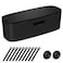 Naeety Cable Management Box Large Cord Organizer Box to Hide Power Strip Under Desk TV Computer Wires Cable Organizer Box with Baby Proofs Desk Cord Organizer for HomeOffice Black