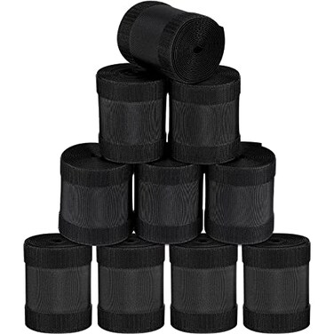 WILLBOND Carpet Cord Cover Cable Protector Floor Cover Cable Protector Management Only for Commercial Office Carpet9843 ftBlack