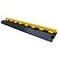 Kable Kontrol Atlas Heavy Duty Cable Protector Ramp 1 Channel 1 Pcs 39 Long Black Yellow 24000 Lbs Capacity Rubber Speed Bump Wire Protector Cord Cover CP9896
