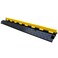 Kable Kontrol Atlas Heavy Duty Cable Protector Ramp 1 Channel 1 Pcs 39 Long Black Yellow 24000 Lbs Capacity Rubber Speed Bump Wire Protector Cord Cover CP9896