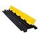 Kable Kontrol Atlas Cable Protector Wire Ramp 2 Channel 1 Pc 39 Long Black Yellow 20000 Lbs Load Capacity Rubber Speed Bump Wire Protector Cord Cover CP9972