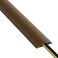 D-Line DLine 6ft Floor Cord Cover Cable Protector Hide Extension Cords Protect Cords Prevent Cable Trips Heavy Duty Cord Hider Cable Cavity 063 W x 031 H Brown