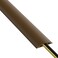 D-Line DLine 6ft Floor Cord Cover Cable Protector Hide Extension Cords Protect Cords Prevent Cable Trips Heavy Duty Cord Hider Cable Cavity 063 W x 031 H Brown