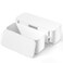 YECAYE 2 Pack Cable Management Box Pet Friendly Cable Box Organizer for Home Office ChildProof Floor Cord Cover Cord Management and Cord Hider White