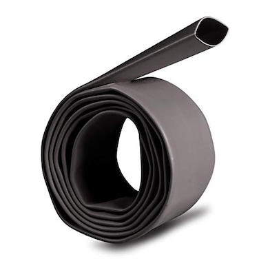 YUKSY 2 inch Diameter 31 Waterproof Heat Shrink Tubing Kit Large Marine Dual Wall Adhesive Shrinkable Wire Wrap Tube Insulation Sealing WearResistant Cable Protector by 4ft Black