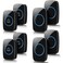 Fabbay 8 Wireless Doorbell Waterproof Door Bell Button Kit 4 Pcs Home Doorbell with 4 Receivers 1000 ft Range 5 Volume Levels with 60 Door Bell Chimes and LED Flash for Home Office ClassroomBlack