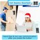 SANZUCO Doorbells Hands Free Wireless Doorbell Intercom Upgrade Waterproof Full Duplex Door Bell 1000 Feet Two Way Communication with 4 Chimes 8 Level Volume LED Flash Black