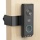 PEF AntiTheft Door Mount for Eufy E340 NoDrill Adjustable Mounting Bracket with Eufy Doorbell E340 Not Blocking Doorbell Sensor Apartment Door Bell Kits for Renters Black