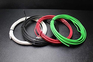ENNIS ELECTRONICS 12 Gauge THHN Wire Solid 4 Colors 25 FT Each RED Black Green White THWN 600V Copper Cable AWG