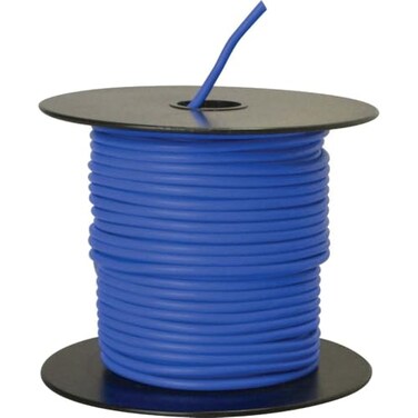 Southwire 55669423 Primary Wire 14Gauge Bulk Spool 100Feet Blue