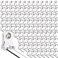 Zhengmy 100 Pack Non Shunted T8 Lamp Holder with Wires Turn Type T8 Lamp Socket PC Lamp Tombstone for LED Fluorescent Tube Replacements