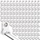Zhengmy 100 Pack Non Shunted T8 Lamp Holder with Wires Turn Type T8 Lamp Socket PC Lamp Tombstone for LED Fluorescent Tube Replacements