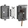 SIGMA ENGINEERED SOLUTIONS 16801 NonMetallic Weatherproof Outdoor Electrical Outlet Kit w Extra Duty Cover Box and 15 Amp GFCI Receptacle INUSE ClearGray 1 Gang Lockable with Patented Hinge