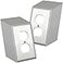 CML Hardware CML Duplex Receptacle Metal Wall Plate 1Gang Stainless Steel Outlet Covers 20 Pack Corrosion Resistant Switch Plates 430 SS Standard Size Brushed Finish Silver