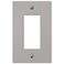 Amerelle 55RBN Elan Wallplate 1Rocker Cast Metal Brushed Nickel 1Pack